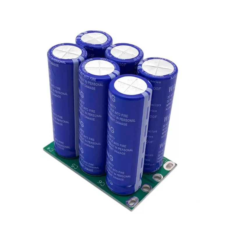 

6pcs 16V 16.6F Super Capacitor High Current 2.7V 100F Double Row Ultracapacitor