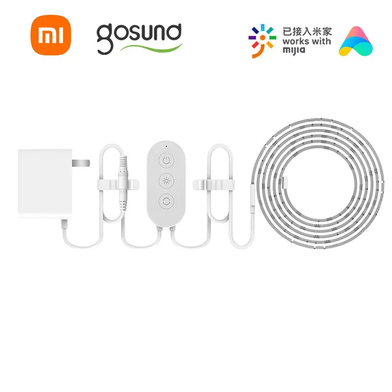 

Умная лента Xiaomi Gosund RGB, цветная светодиодная лента в форме ягненка, максимальное расширение до 10 м, 16 миллионов, работа с приложением Mijia mi home