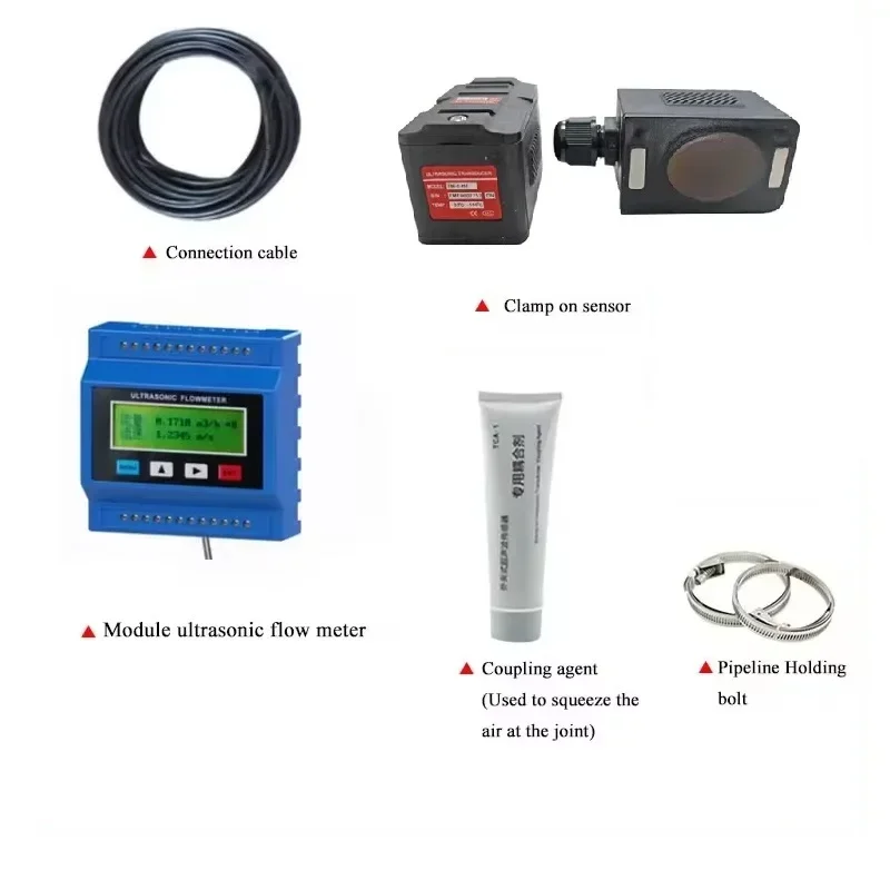 JUNTEK Цифровой ультразвуковой расходомер TUF-2000M DN15-6000 мм