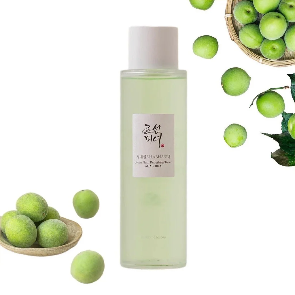 

Korea Beauty Of Joseon Green Plum Refreshing Toner AHA + BHA Clean Remove Dead Skin Moisturize Close Pores Lighten Skin Serum 1