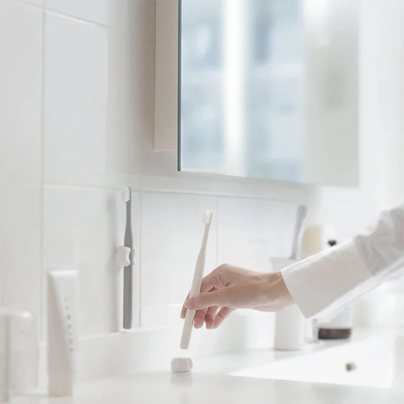 Новый держатель для зубных щеток из 2 предметов в японском стиле простая присоска