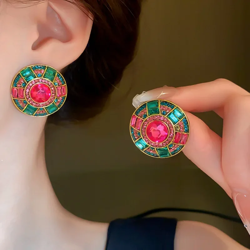 Женские серьги-цветы Draweye элегантные украшения в средневековом ретро стиле