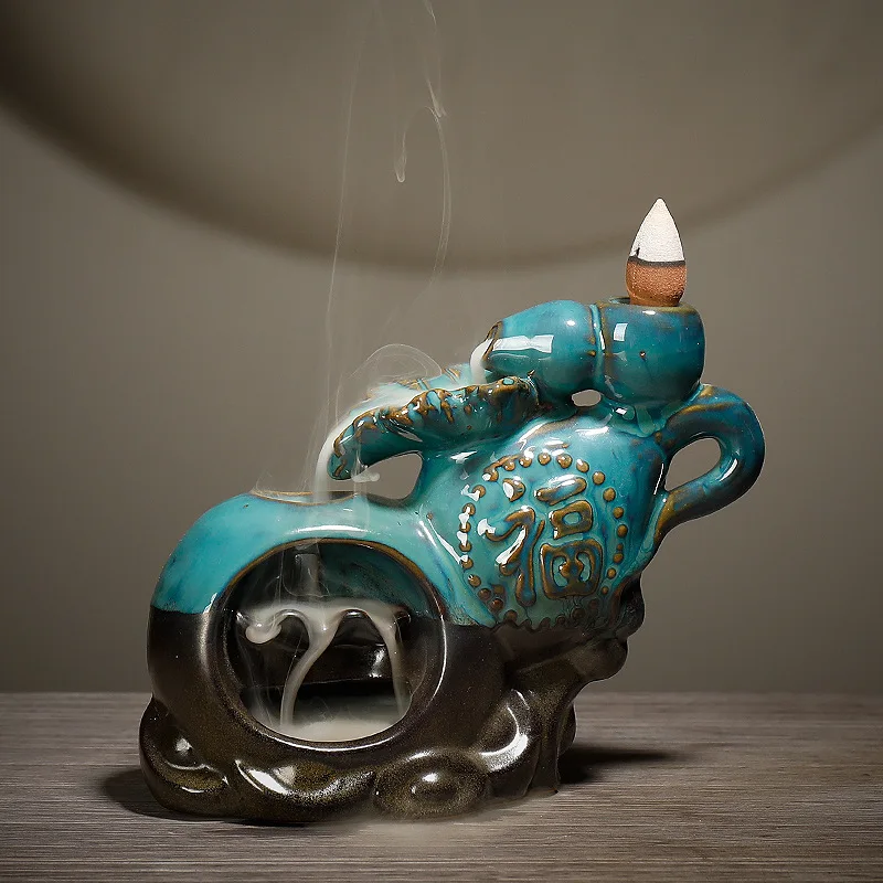 

Курильница, водопад, потоковая ароматическая горелка с рефлюксом, украшение для дома, держатель для благовоний, искусственные палочки, Деко...