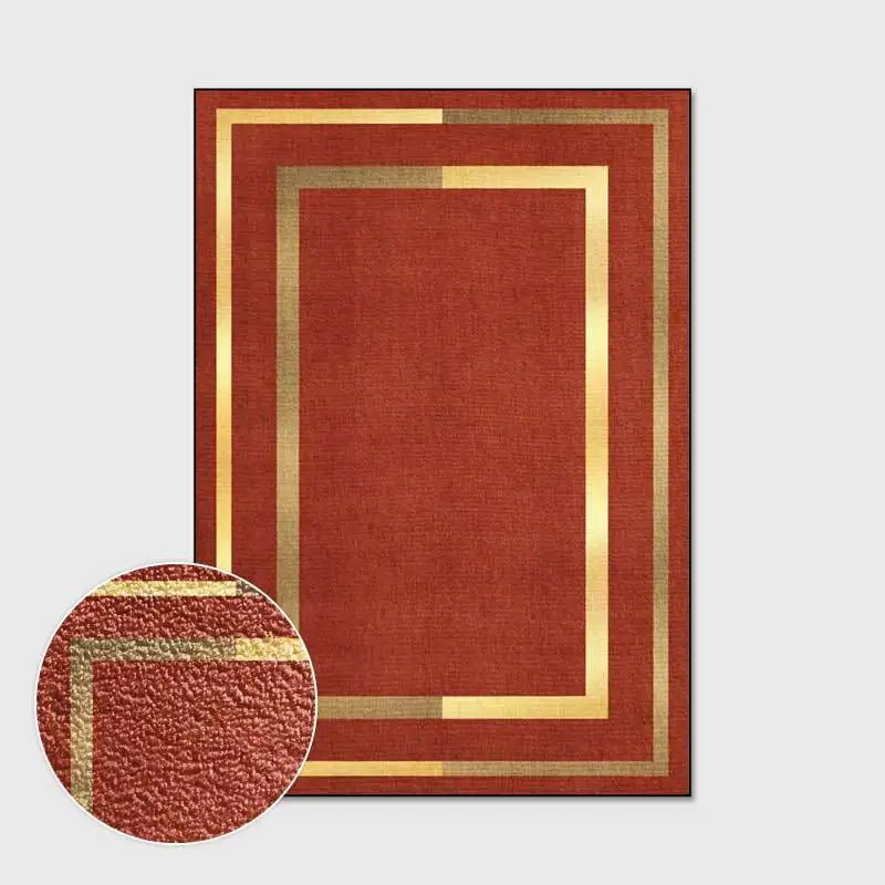 

Modern Luxury Soft Big Carpets For Living Room Bedroom Area Rug For Geometric Pattern Decoration Home Non-Slip Printed Mat
