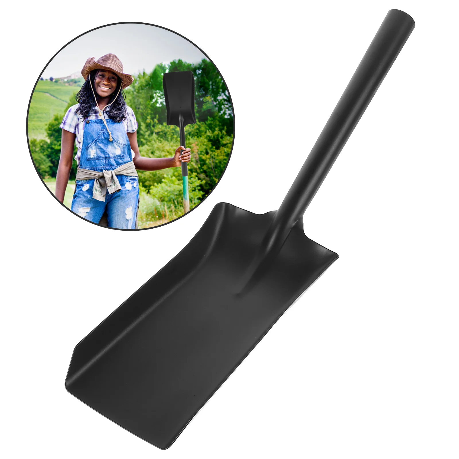 

Snow Remover Outdoor Tool Scoop Iron Cleaning Removing Garden Head Winter Ice