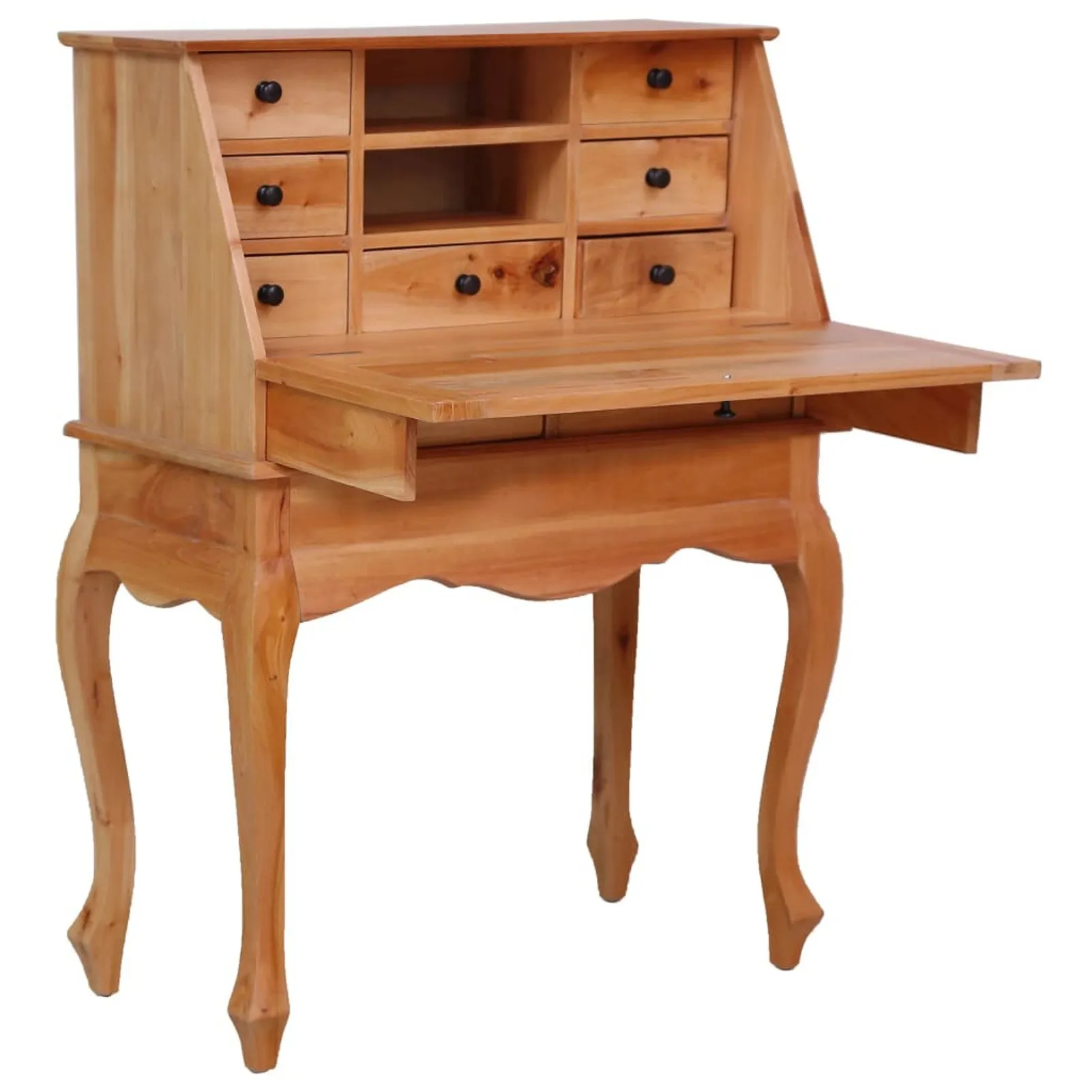 

Secretary Desk 30.7"x16.5"x40.6" Solid Mahogany Wood