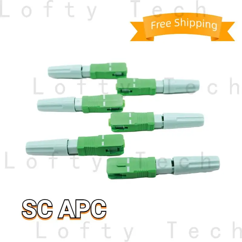 

FTTH SC APC Optical fibe quick connector SC FTTH Fiber Optic Fast Connector Embedded High Quality SC APC