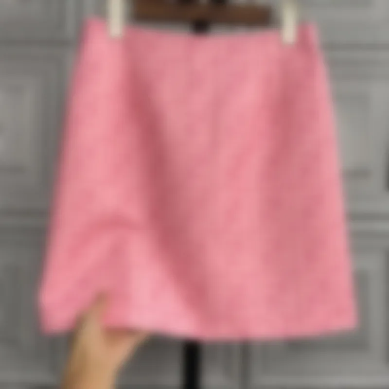 

Fashion Letter Printed Mini Skirt For Women High Waist Bag Hip A-Line Skirt Anti-Glare f888