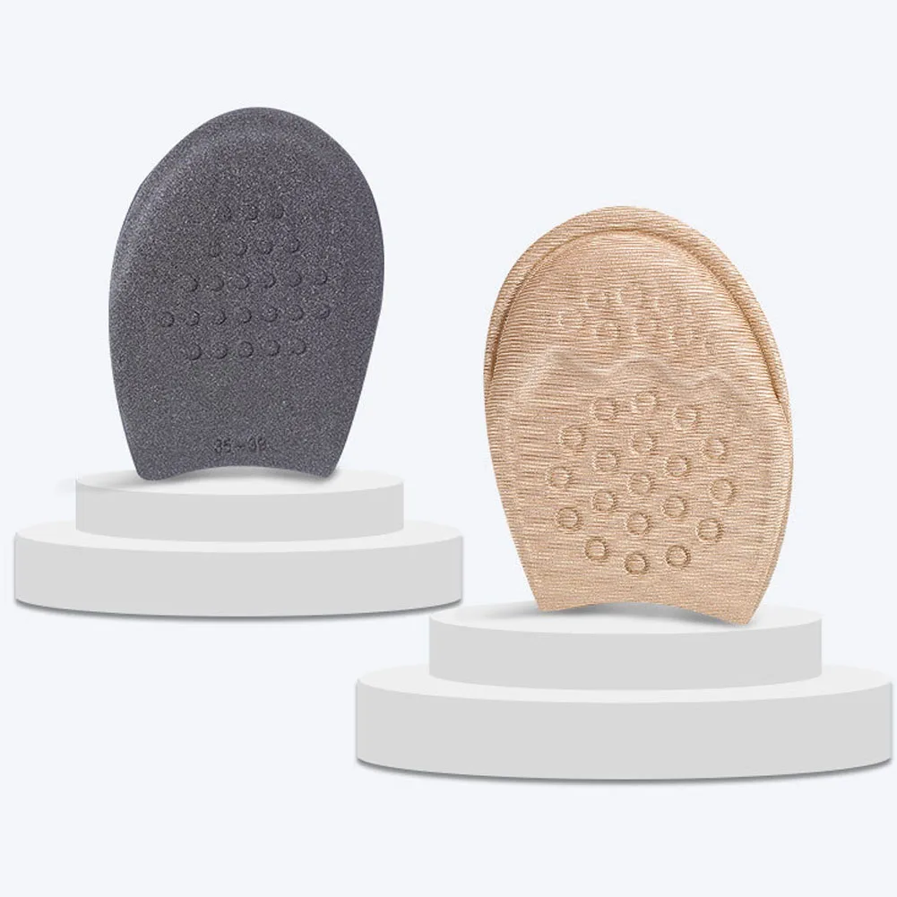 Women Forefoot Pad Relief Forefoot Insert Half Size Insoles Non-slip Sole Shoe Breathable Sweat Absorbing Foot Pads For Shoes