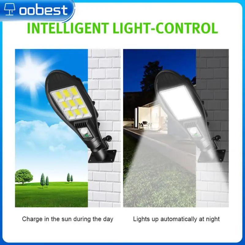 

Уличные фонари на солнечной батарее с 3 режимами освещения и датчиком движения