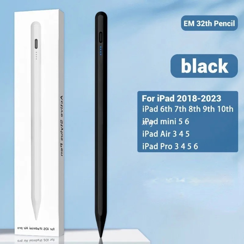 Стилус емкостный для iPad Pro 13 2024 7th 11 Air 10 2 6 5 4 Mini 3 1