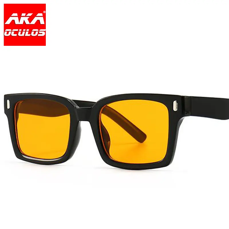 

Солнцезащитные очки Квадратные для мужчин и женщин UV-400, маленькие Роскошные брендовые дизайнерские очки в стиле ретро, 2022