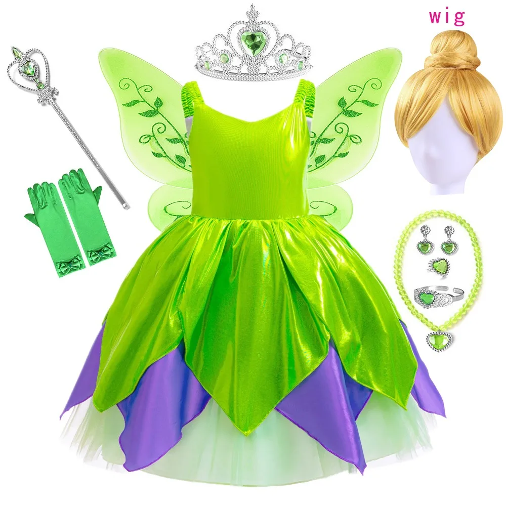 Косплей для девочек платье феи с цветочным принтом детский костюм принцессы