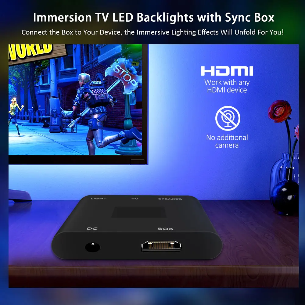 Светодиодная лента для подсветильник Ки телевизора ПК HDMI-устройств USB RGB