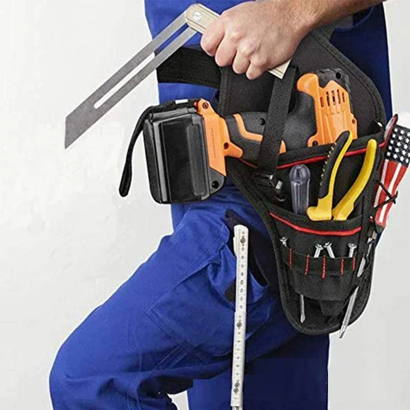 Waist Tool Bag Waterproof Multifunction Holster for Electric Belt Tool Bag for Hammer Screwdriver