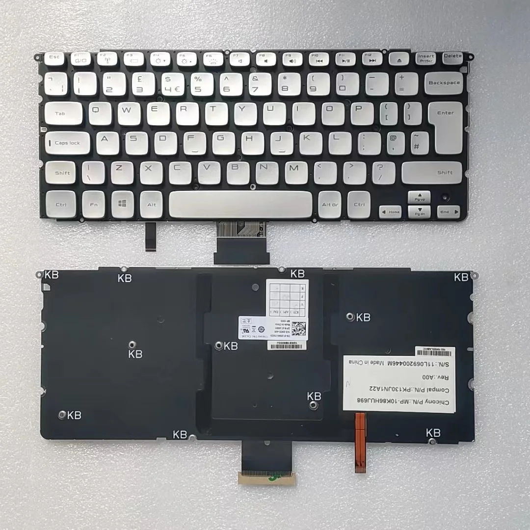 Оригинальная новая английская клавиатура для ноутбука DELL XPS 14Z 15Z с черной