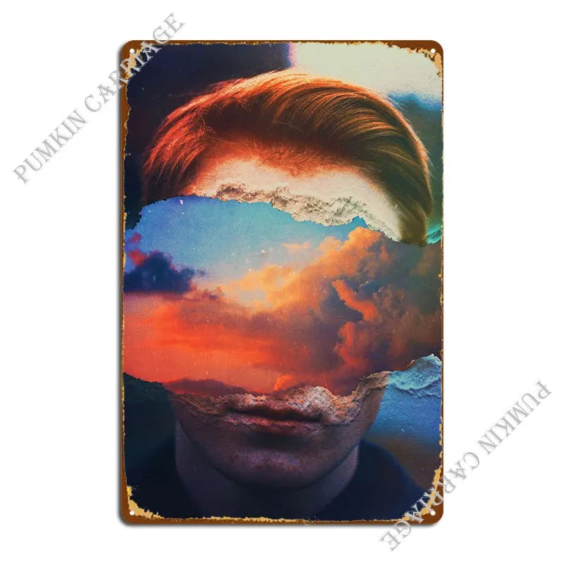 

Broken Metal Sign Pub Wall Decor Wall Mural Cinema Tin Sign Poster