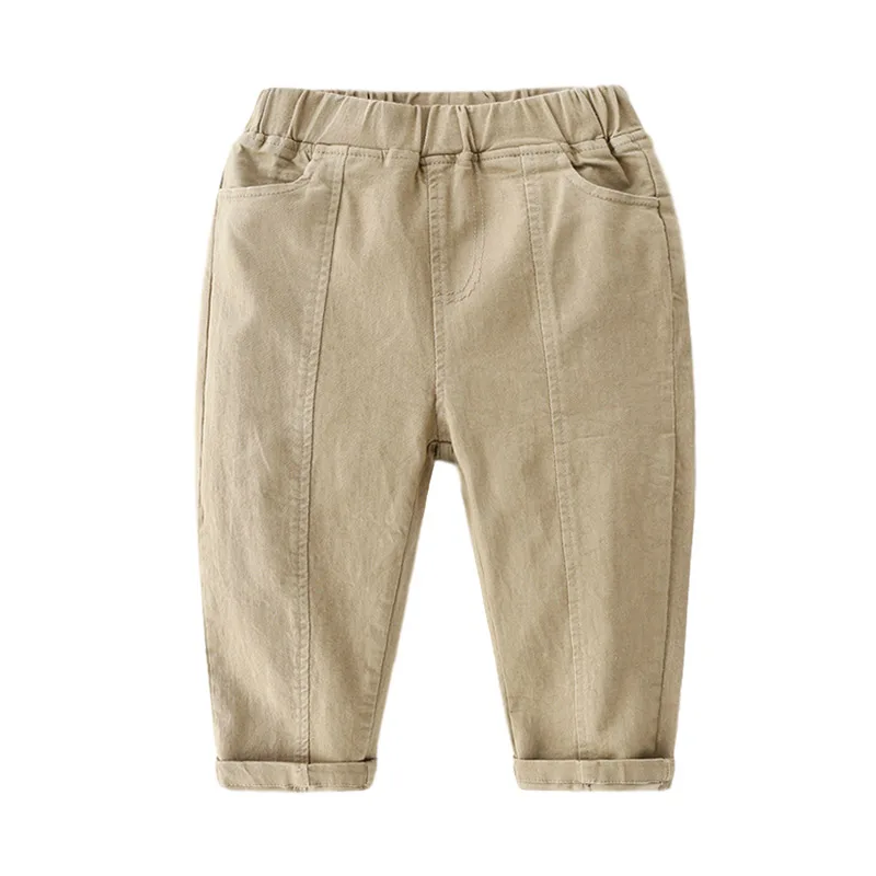 

Baby Casual Long Trousers 2018 New Spring Autumn New Arrival Kid's Clothing Toddler Children Solid Color Pocket Pants For Boys