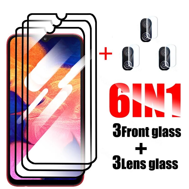 

Защитное стекло на весь экран для Samsung Galaxy A10 A10s A105F, закаленная стеклянная пленка Sansung 10a a 10, защитная сумка для камеры
