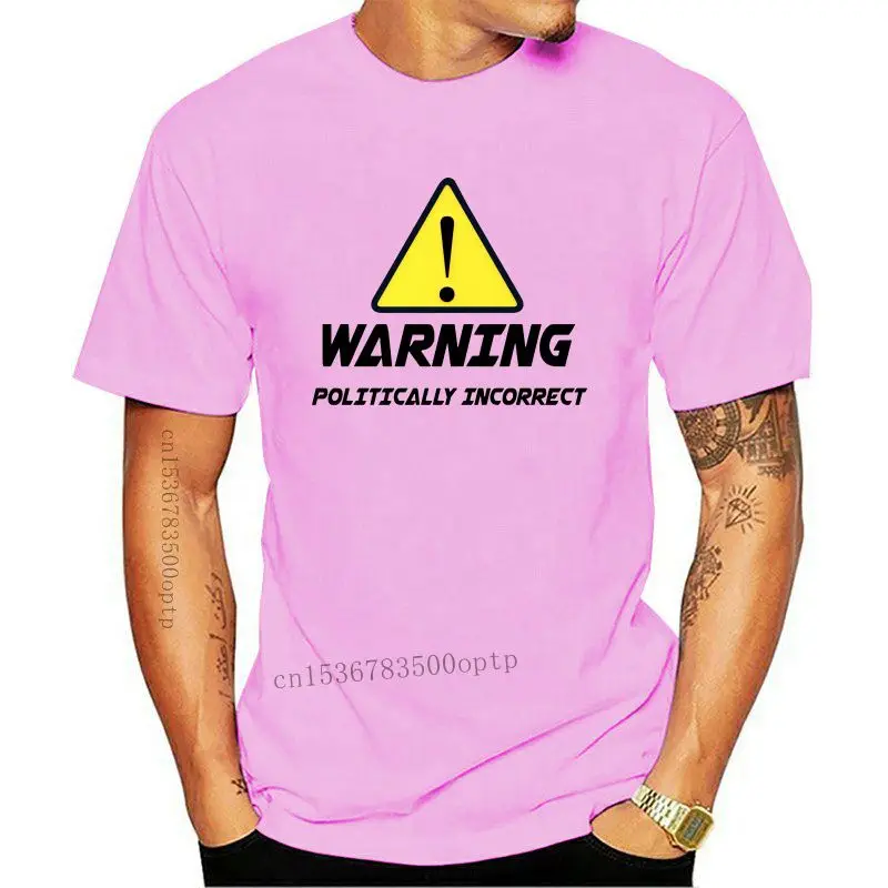 

Camiseta con mensaje de advertencia para hombre, camisa divertida y novedosa con diseño de letras de la serie polarism incorrect
