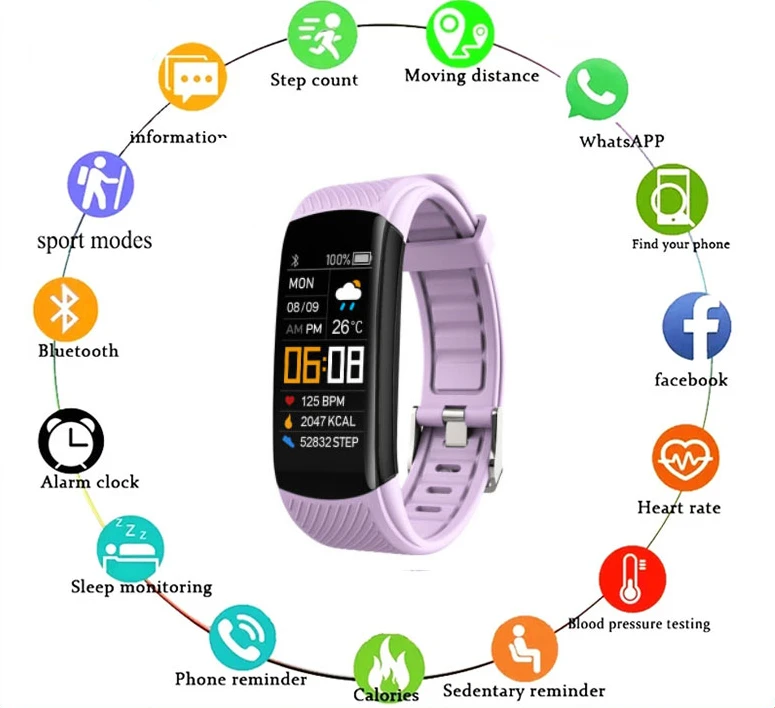 

2022 New Smart Watch Men Women Smartwatch Electronics Smart Clock For Android IOS Fitness Tracker New Fashion Smart-watch C5S