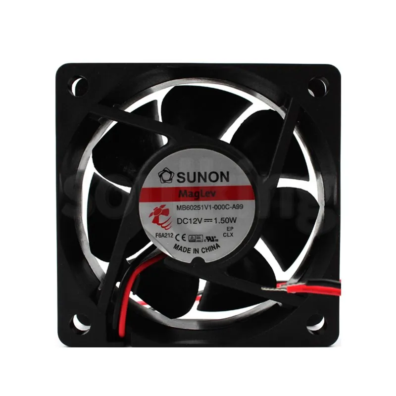 

MB60251V1-000C-A99 6025 12V 1.5W silent cooling fan 6 Month Warranty