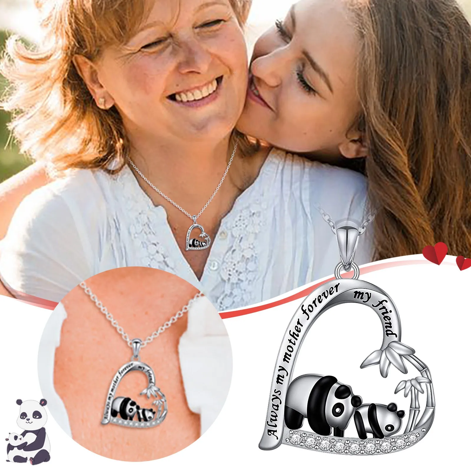 Кулон милый и кулон для детей и взрослых Модное ожерелье со стразами ожерелье горное ожерелье для женщин ожерелье с бриллиантами