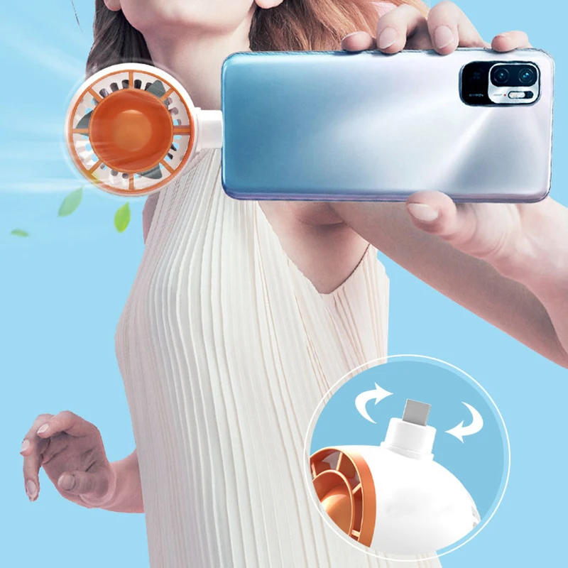 Портативный мини-турбовентилятор ручной вентилятор для студентов мобильных