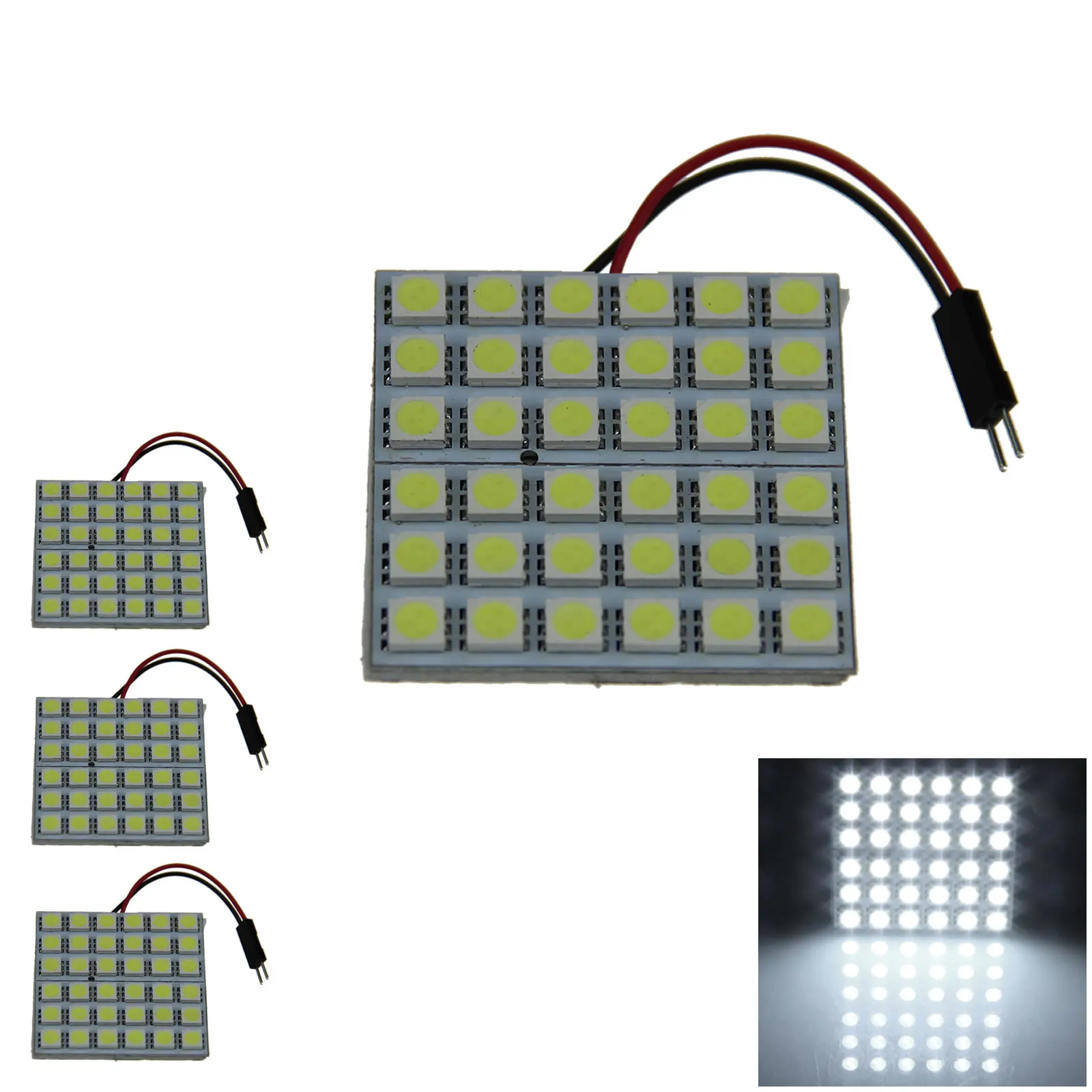 4 шт. белая лампа в виде купола 36 излучателей