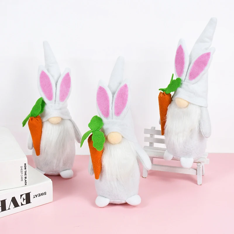 

Happy Easter Home Decoration Faceless Dwarf Bunny Doll Spring Hanging Ornaments Kid Toys Gift Spring Easter Party DIY Decoration