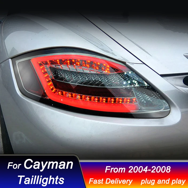 Автомобильные задние фонари для Porsche Cayman 987 987.1 2004-2008 в новом стиле светодиодные DRL