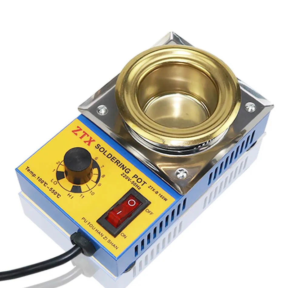 

F50 220V 150/160/280/350W Adjustable Temperature Tin Melting Furnace Stove Pot Tools EU Plug