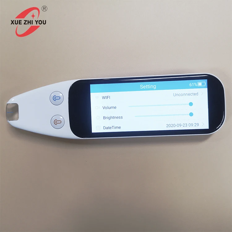 

FHD экран OCR wifi сканирование чтения детей переводная ручка для любых обычных книг