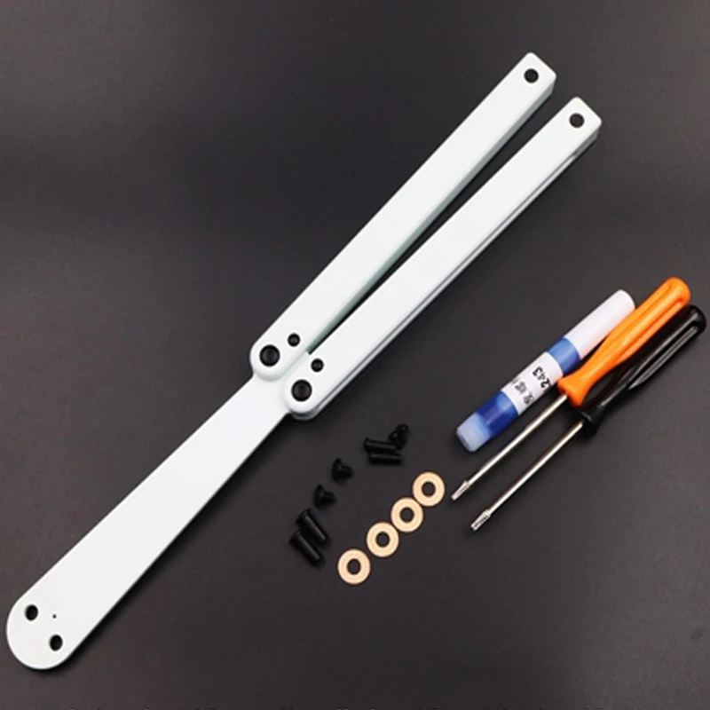 YY squid butterfly knife house balisong fancy knife toy children's plastic uncut CNC version