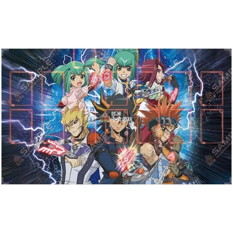 Фото 5DS/ Duel Link Dragon The Duel Dragon/Crimson Dragon Yu-Gi-Oh! Одиночный игровой коврик 60x35 см, резиновый коврик для домашней вечеринки, настольный игровой коврик, игрушки, подарки №2