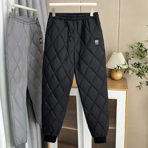 Женские утеплённые брюки XXL из полиэстера