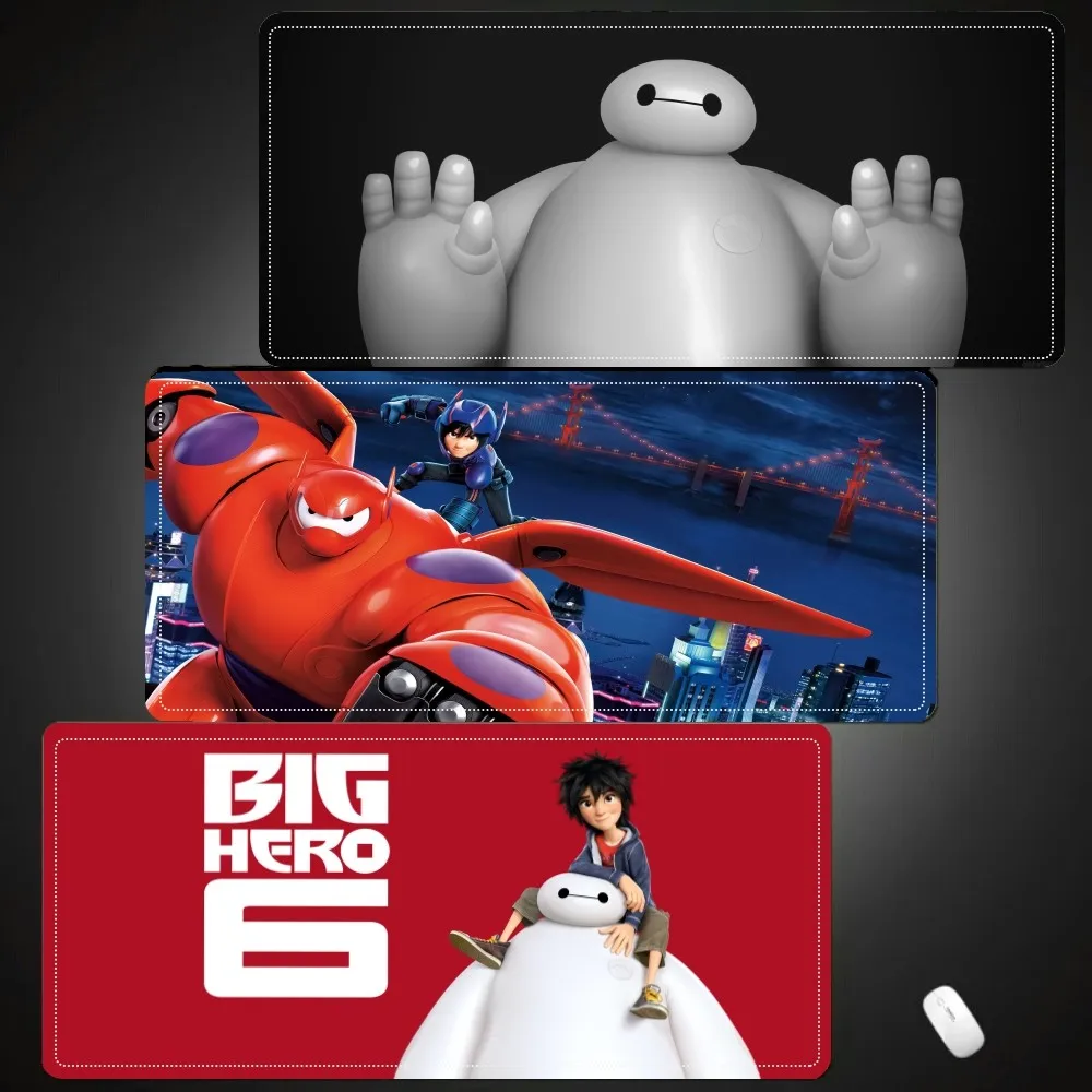 Big Hero 6 Mousepad Mouse Pad Laptop Gaming Accessories Large Desk Mat Computer Gamer Keyboard Rug Carpet