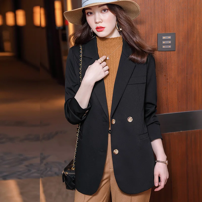 High Quality Fabric Plus Size Formal Women Business Suits with Dress and Jackets Coat OL Styles Ladies Office Work Wear Blazers