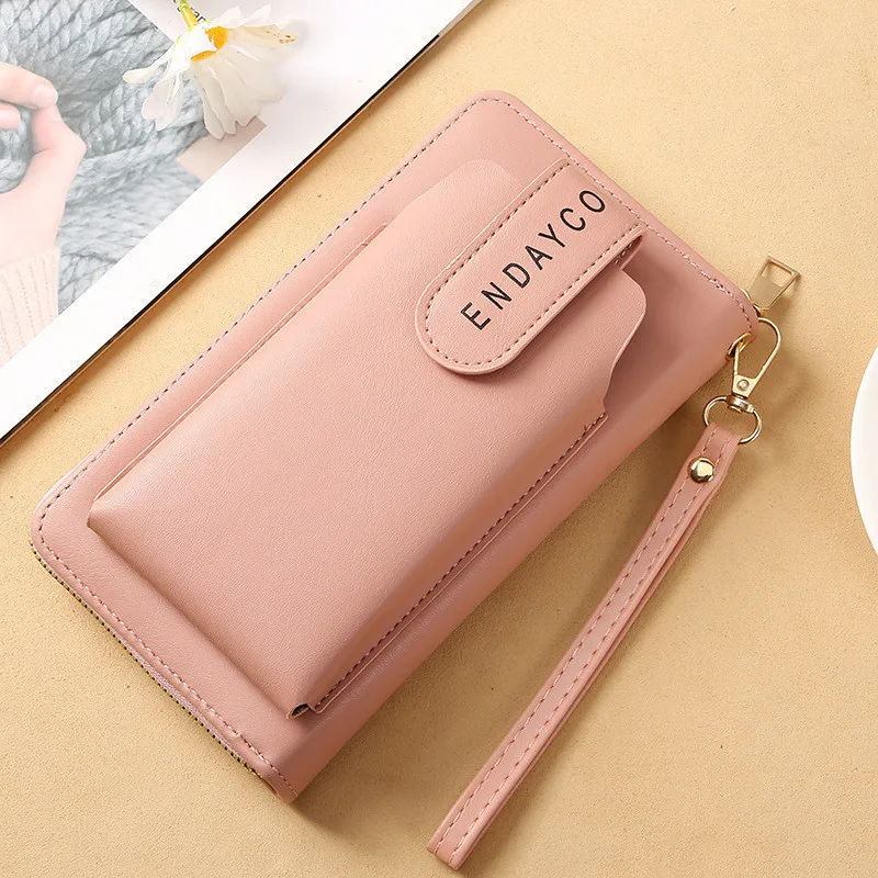 

Женские модные кошельки, многофункциональный держатель для карт из искусственной кожи, длинный Дамский клатч, кошелек