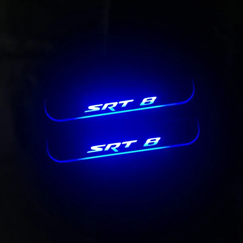 Светодиодные накладки на пороги для Chrysler SRT8 SRT-8 2005 2006 2007-2018 Ультратонкая пластина