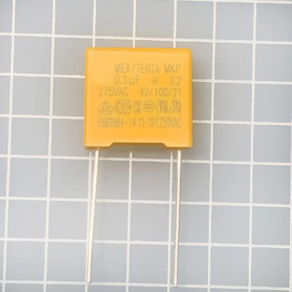 Защитный конденсатор 275VAC X2 275 В 10 мм 15 22 5 27 0 022 мкФ 047 1 33 47 68 полипропиленовая пленка