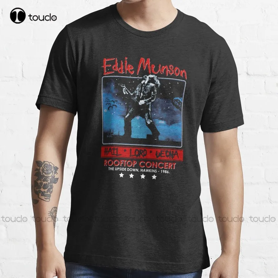 

Eddie Munson'S Rooftop Concert Trending T-Shirt Athletic Shirts For Men Custom Aldult Teen Unisex Digital Printing Tee Shirts