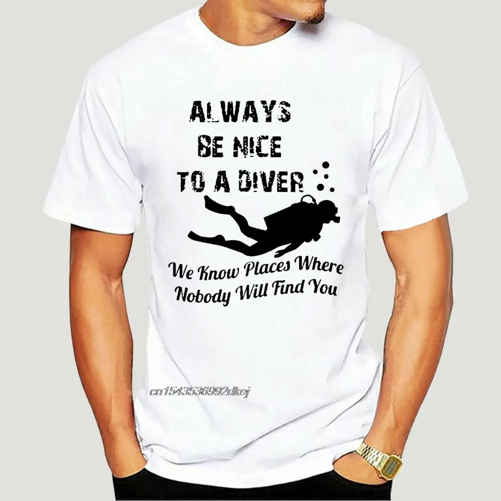 

Love Scuba Dive T Shirt Men XS-3XL White Short Sleeve Fashion Custom XXXL Men Dive Diver T Shirts 5941A