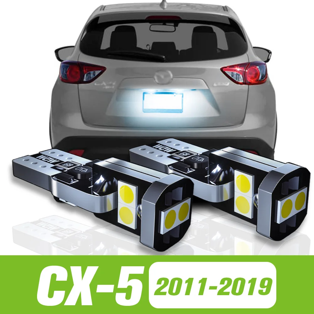 

2pcs For Mazda CX-5 CX 5 CX5 KE GH KF 2011-2019 LED License Plate Light 2012 2013 2014 2015 2016 2017 2018 Accessories