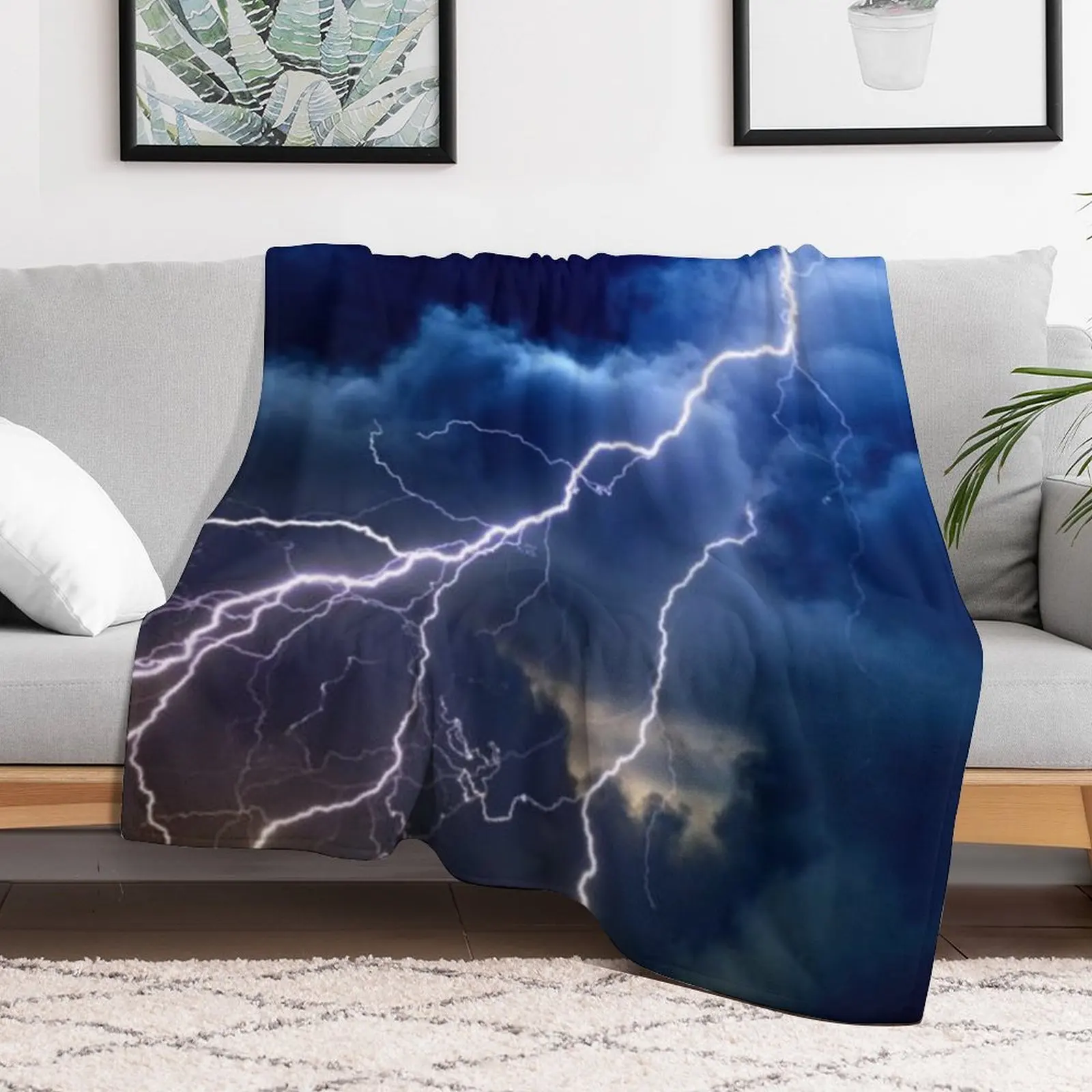 Фланелевое покрывало с молнией для кемпинга