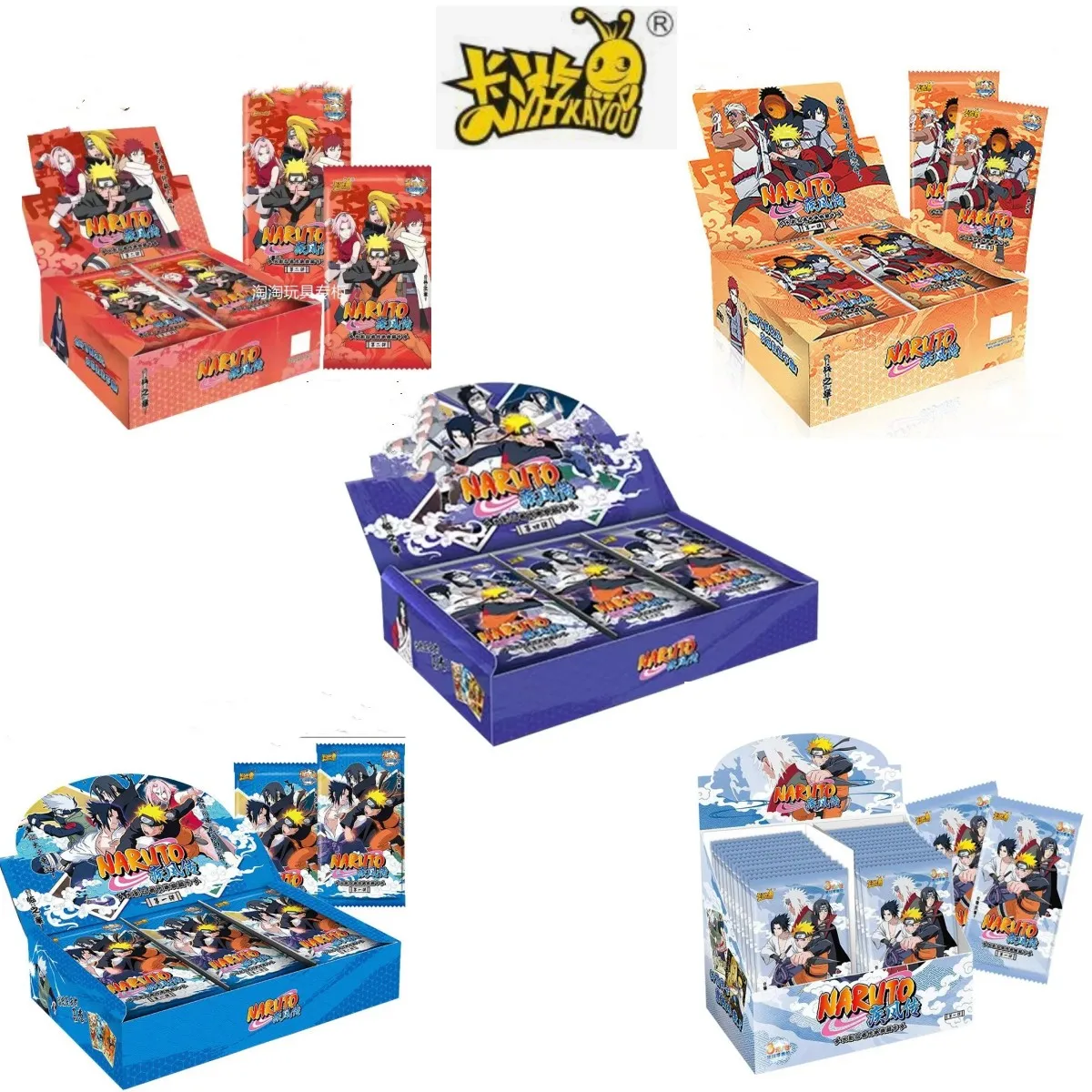 

KAYOU Original Genuine Anime Naruto Card Complete Collection Series Card Bronzing Inheritance Rare BP Card Child Gift Toy Card