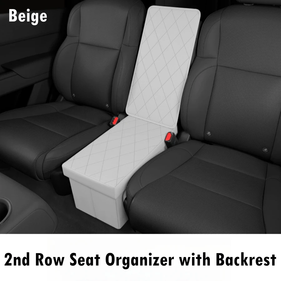 

2-й рядный органайзер для автомобильного сиденья для Hyundai Palisade & Santa Fe 2023-2025, органайзер для консоли, ящик для заднего сиденья, ящик для игрушек для собак, ящик для хранения