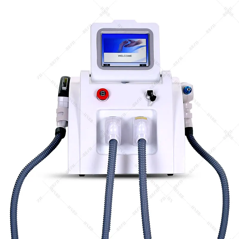 

NEWST Nd Yag Laser Machine With Laser 2 in 1 Laser Hair Tatoo Removal Machine OPT IPL Portable Multifunction Beauty Machine