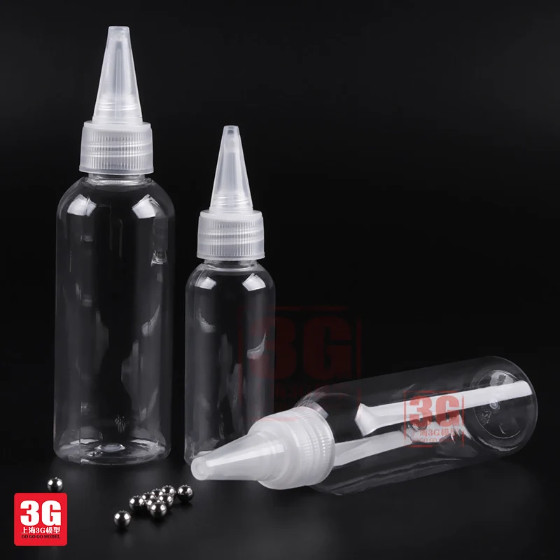 

Герметичная пластиковая пустая бутылка для растворителя, бутылка для Смешивания Краски, устойчивая к гнили емкость 30 60 80 мл