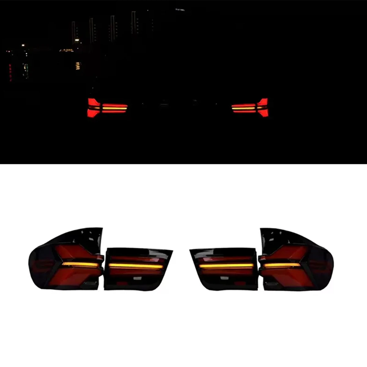 Новый дизайн обновлённая задняя фара в сборе для BMW X5 E70 2006-2013 изменение на 2023